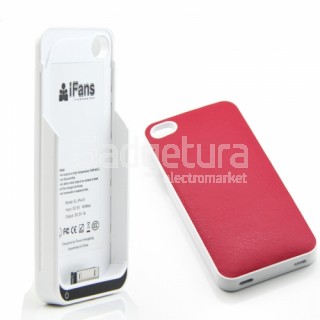 S-Case Overlay Red накладка-зарядное устройство для Iphone 4/4s