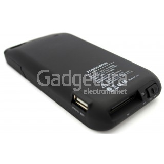 доп аккум для iphone 4 4S 3000mAh черный