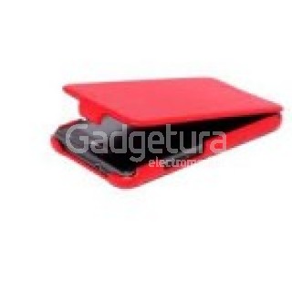 чехол книга samsung galaxy i9100 hoco leather case красный