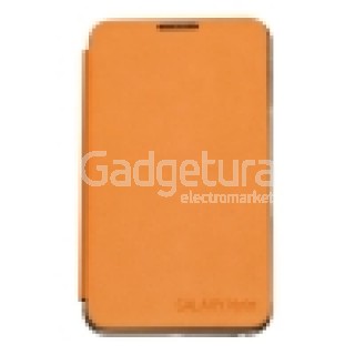 чехол книга samsung galaxy note Flip cover оранжевый