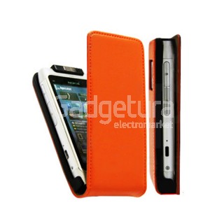 Чехол раскладной для Nokia n8 Оранжевый