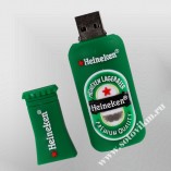 8Gb подарочный MD-161 резиновый Бутылка Heineken