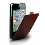 S - Case Luxe кожаный раскладной чехол зарядка  для Iphone 4/4S Deep Brown